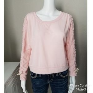 Band Crush Buckle BRAND  Peachy Ruched Sweatshirt